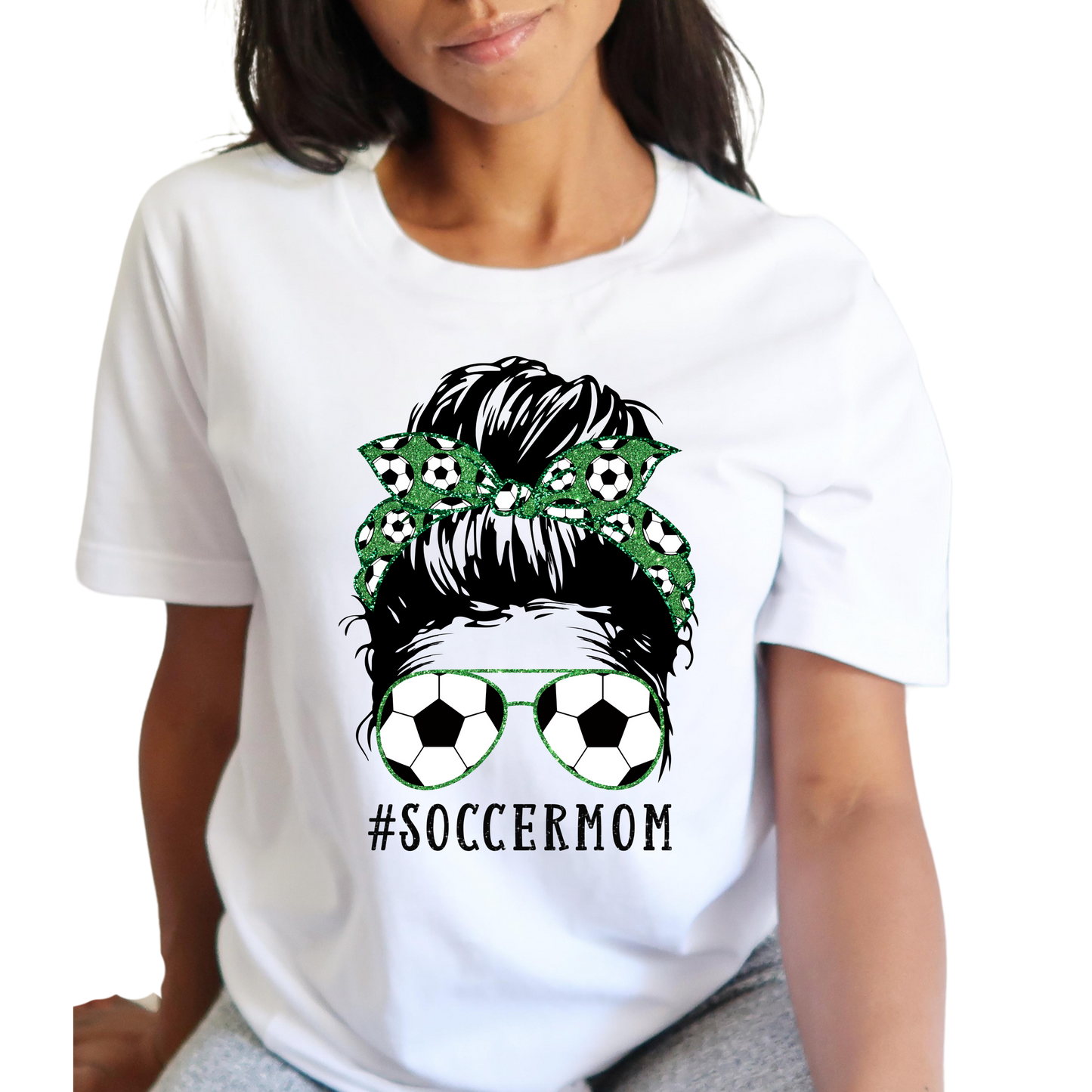 Messy Bun Soccer Mom Shirt