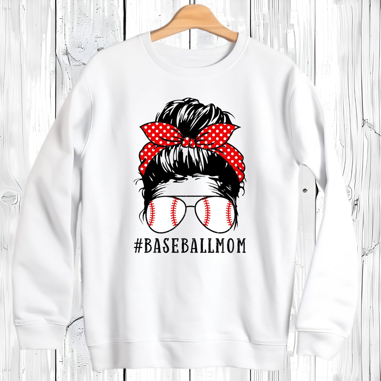 Messy Bun Baseball Mom Shirt