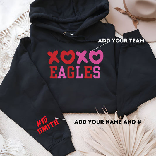 Team Love Valentines Hoodie