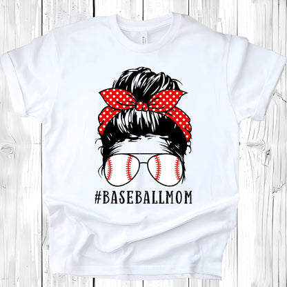 Messy Bun Baseball Mom Shirt