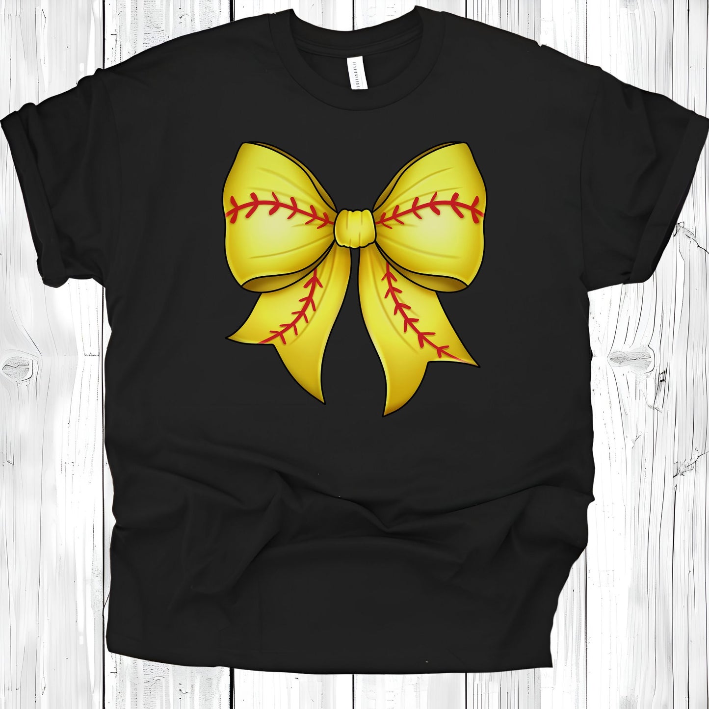 Softball Bow T-Shirt